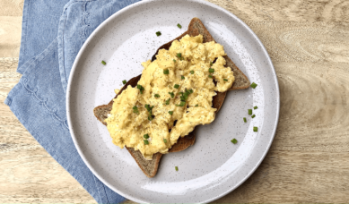 Cheesey Eggs On Toast
