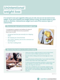 Nc Mwanz Patient Resources Unintentional Weight Loss For Patients