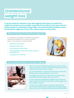 Unintentional Weight Loss For Families Pdf Image