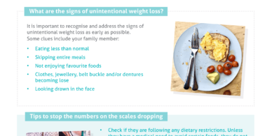 Unintentional Weight Loss For Families Pdf Image
